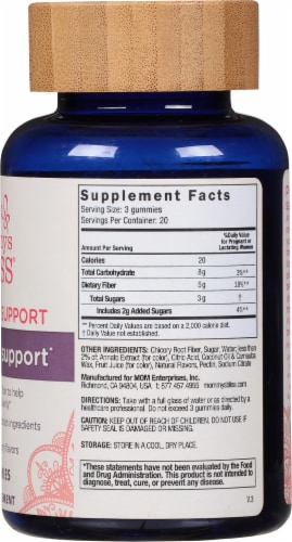 Mommy's Bliss Prenatal Regularity Gummies Perspective: right