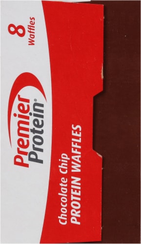 Premier Protein® Frozen Chocolate Chip Protein Waffles Perspective: right