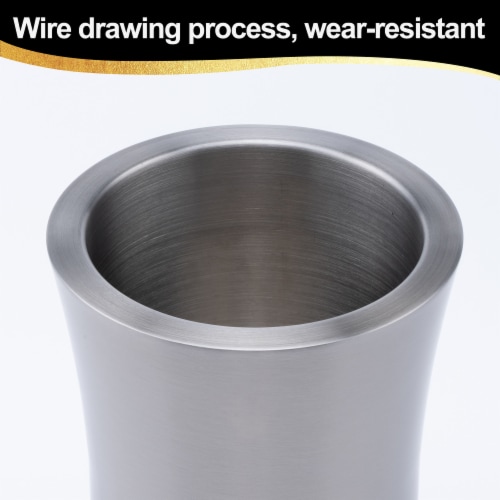 Stainless Steel Slim Double Wall Wine Cooler Perspective: right