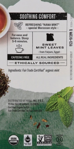 Numi® Organic Moroccan Mint Tea Bags Perspective: right