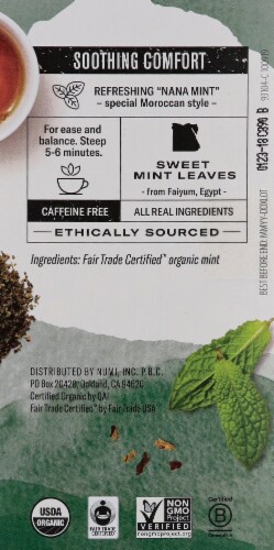 Numi® Organic Moroccan Mint Tea Bags Perspective: right