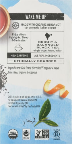 Numi® Aged Earl Grey Organic Tea Bags Perspective: right