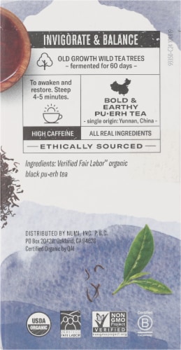 Numi Organic Emperor's Pu-Erh Tea Perspective: right