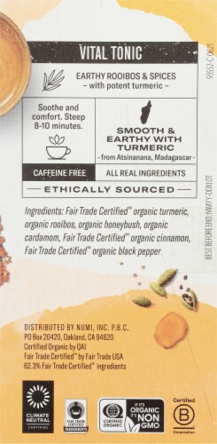 Numi Organic Turmeric Amber Sun Tea Perspective: right
