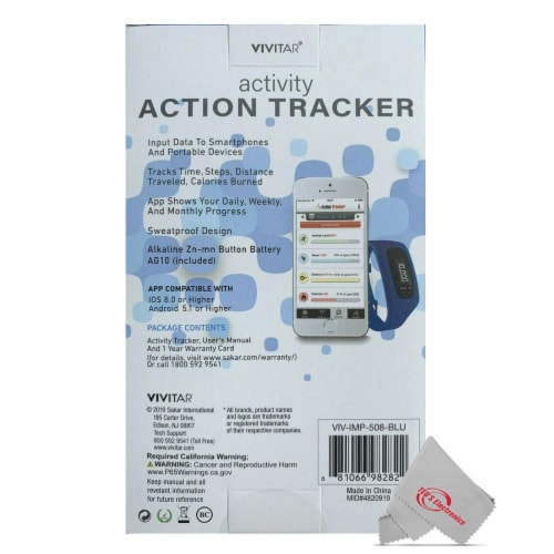 Fitness activity tracker vivitar best sale