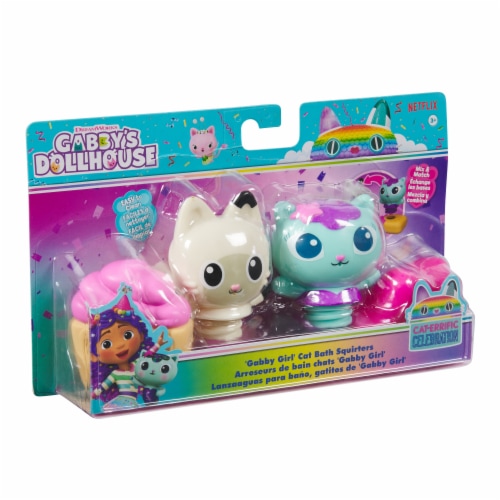 Gabby's Dollhouse Gabby Girl Cat Bath Squirters Perspective: right