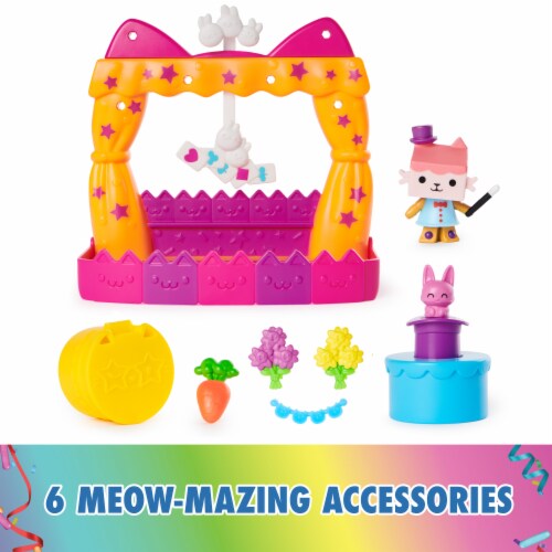 Gabby's Dollhouse Baby Box Cat's Talent Show Balcony Set Perspective: right