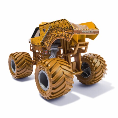 Monster Jam Official Earth Shaker Monster Truck Collector Die-Cast Vehicle Perspective: right