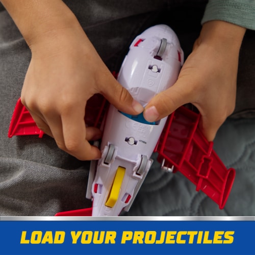 Paw Patrol Air Rescue Marshall Action Figure & Hero Hydro Airplane Toy with Projectile Launcher Perspective: right