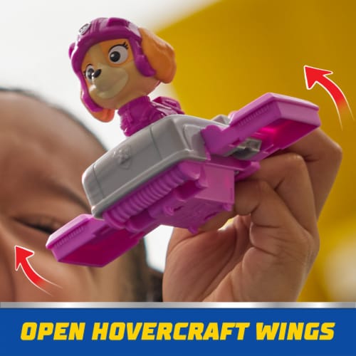 Paw Patrol Action Pups Skye Action Figure & Hoverboard Airplane Toy with Foldable Wings Perspective: right
