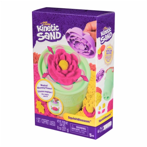 Kinetic Sand™ SquisgBlossom™ Blooming Flower with Neon Yellow & Pink Play Sand Perspective: right