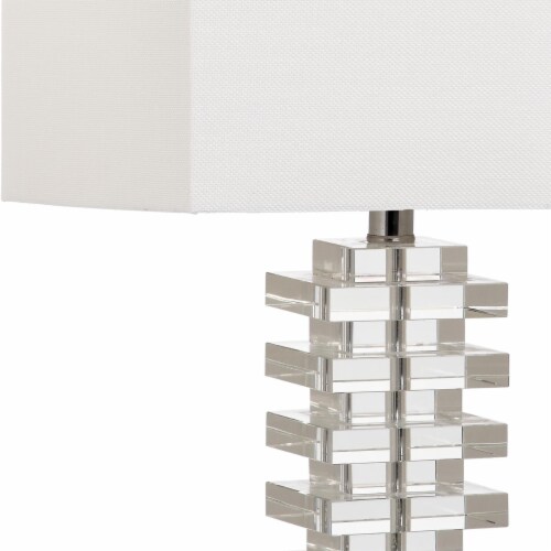 SAFAVIEH Swift Table Lamp | Clear | Perspective: right