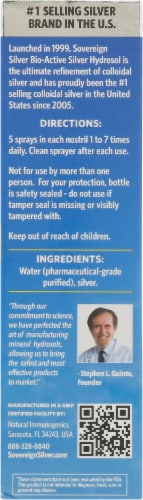Sovereign Silver Immune Support Vertical Spray Perspective: right