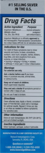 Sovereign Silver First Aid Gel Perspective: right