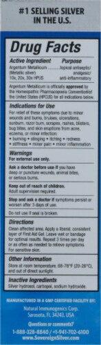 Sovereign Silver First Aid Gel Perspective: right