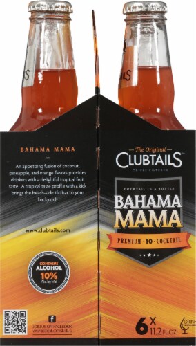Clubtails™ Bahama Mama Cocktails Perspective: right