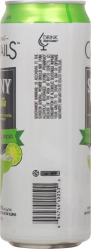 Clubtails Premium Sunny Margarita Ready to Drink Cocktail Single Can Perspective: right