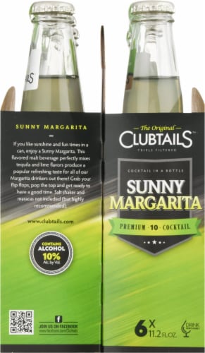 Clubtails™ Sunny Margarita Malt Beverage Perspective: right