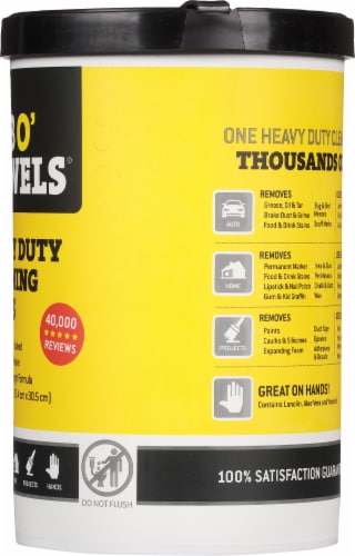 Tub O' Towels Heavy Duty Cleaning Wipes Perspective: right
