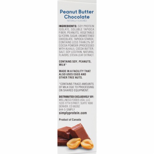 Simply Protein Peanut Butter Chocolate Bars Perspective: right