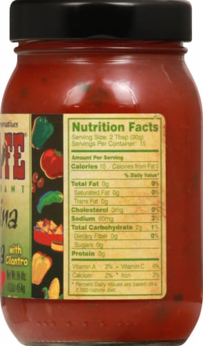 Santa Fe Restaurant Mild Cantina Salsa Perspective: right