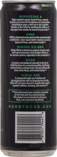 Nerd® Focus Orginal Energy Drink Perspective: right