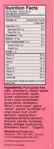 MadeGood® Organic Strawberry Granola Minis Pouches Perspective: right