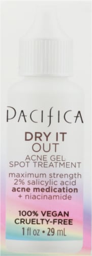 Pacifica® Vegan Dry it Out Acne Gel Spot Treatment Perspective: right