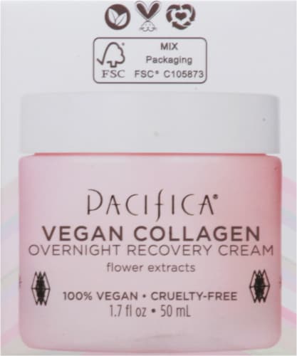 Pacifica® Vegan Collagen Overnight Recovery Cream Perspective: right