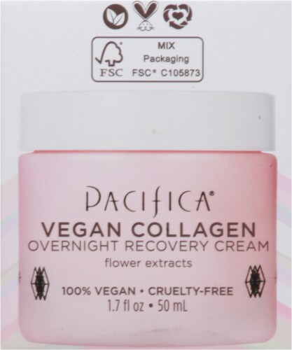 Pacifica® Vegan Collagen Overnight Recovery Cream Perspective: right