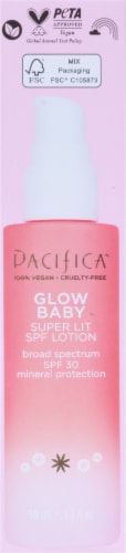 Pacifica Glow Baby Super Lit SPF 30 Lotion Perspective: right