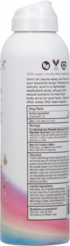 Pacifica® Bacne Warrior Acne Fighting Body Spray Perspective: right