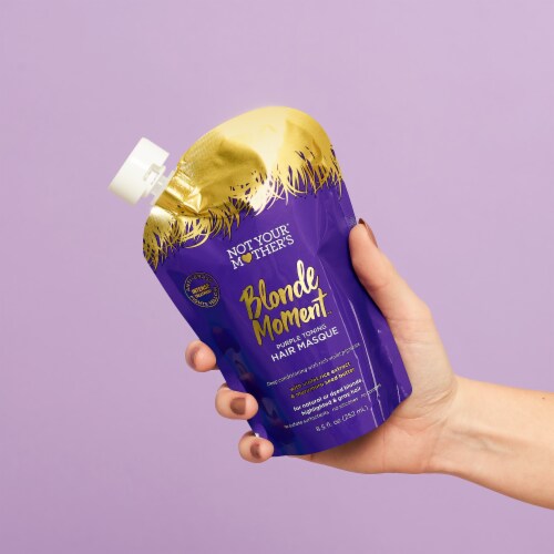 Not Your Mother's® Blonde Moment™ Purple Toning Hair Masque Perspective: right