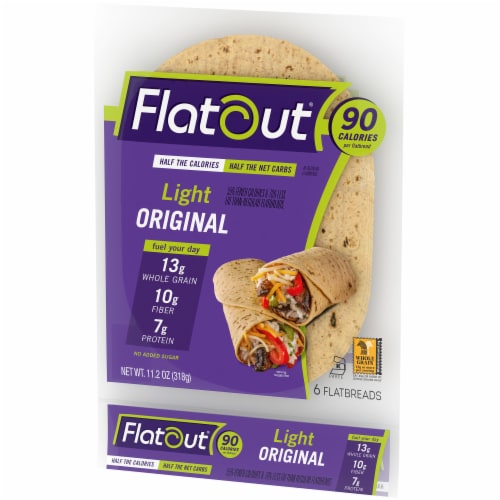 Flatout® Light Original Flatbread 6 Count Perspective: right