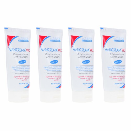 Vanicream 1% Hydrocortisone Anti-Itch Cream 2 oz 4 Pack Perspective: right