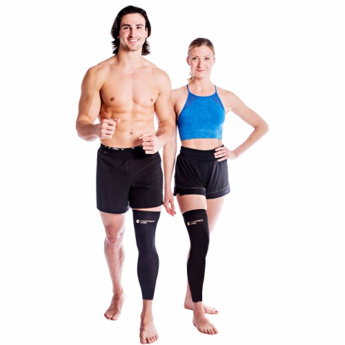 Copper Joe Full Leg Compression Sleeve Perspective: right