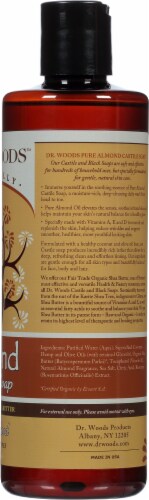 Dr. Woods Pure Castile Soap Almond with Fair Trade Shea Butter Perspective: right