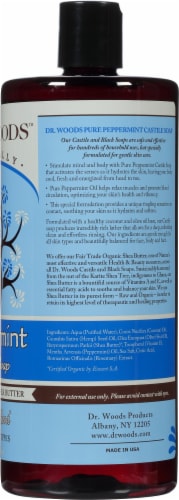 Dr. Woods Pure Peppermint Castile Soap with Organic Shea Butter Perspective: right