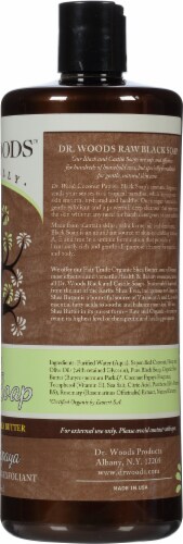 Dr. Woods Raw Black Soap Coconut Papaya Perspective: right