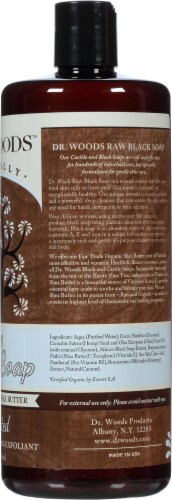 Dr. Woods Raw Unscented Black Soap Perspective: right