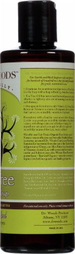 Dr. Woods Naturally Castile Soap Tea Tree with Fair Trade Shea Butter Perspective: right
