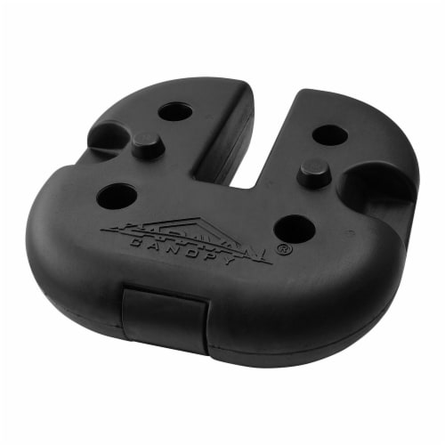 Caravan Canopy Weight Plate - Black Perspective: right