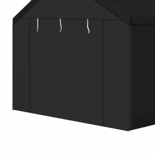 Caravan Canopy Domain 20x10 Foot Carport Tent Sidewalls Black Sidewalls Only 1 Piece Foods Co