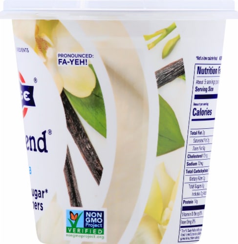 Fage TruBlend Lowfat Vanilla Greek Yogurt Perspective: right