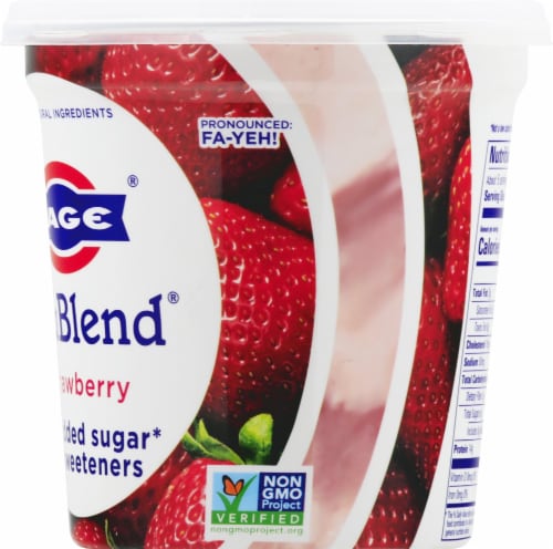 Fage TruBlend Lowfat Strawberry Greek Yogurt Perspective: right