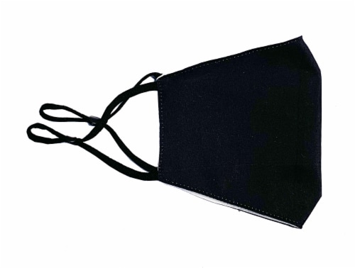ORLY Ladies' Adjustable Safety & Protection Fabric Mask - Black Perspective: right
