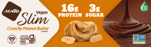 NuGo® Slim Crunchy Peanut Butter Protein Bars Perspective: right