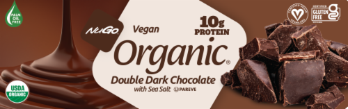 NuGo Organic Double Dark Chocolate Protein Bars Perspective: right