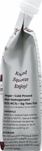 Nutiva® Squeezable Organic Virgin Coconut Oil Perspective: right