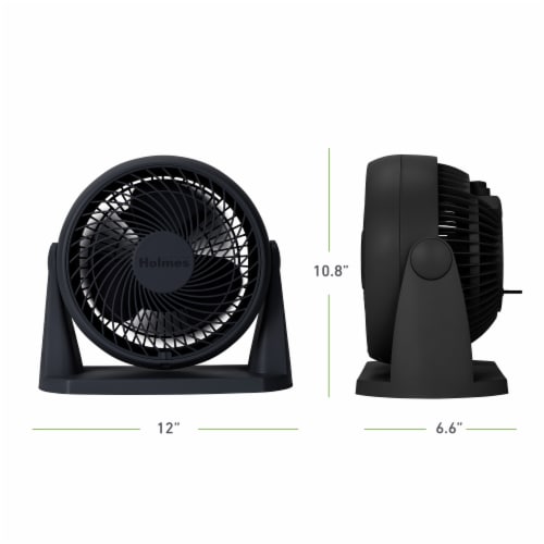 Holmes® Clean Breeze Medium Blizzard Circulator Fan Perspective: right